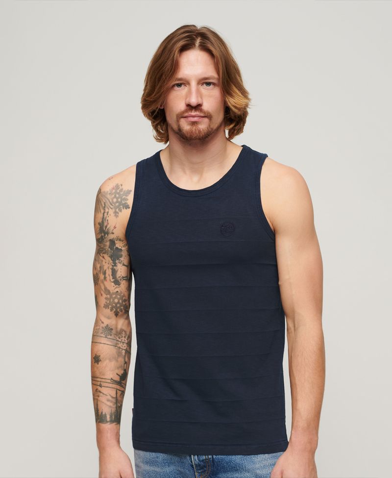 Camiseta-Para-Hombre-Vintage-Texture-Tank-
