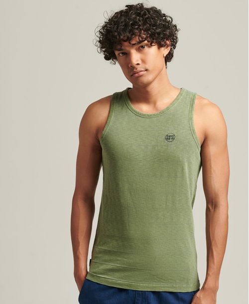 Camiseta Para Hombre Vintage Texture Tank