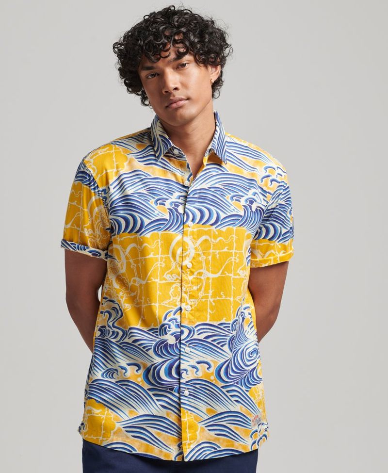 Camisa-Para-Hombre-Vintage-Hawaiian-