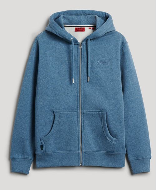 Buzo Abierto Para Hombre Essential Logo Zip