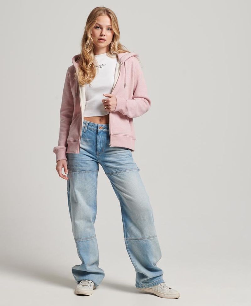 Buzo-Abierto-Para-Mujer-Essential-Zip-
