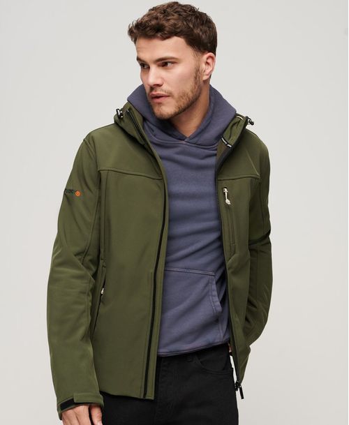Chaqueta Rompe Vientos Para Hombre Hooded Soft Shell Trekker