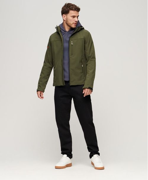 Chaqueta Rompe Vientos Para Hombre Hooded Soft Shell Trekker