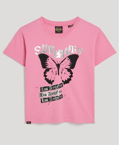Camiseta Para Mujer Lo-Fi Rock Fitted Tee