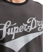 Camiseta-Para-Hombre-Vintage-Americana-Ringer-Tee-