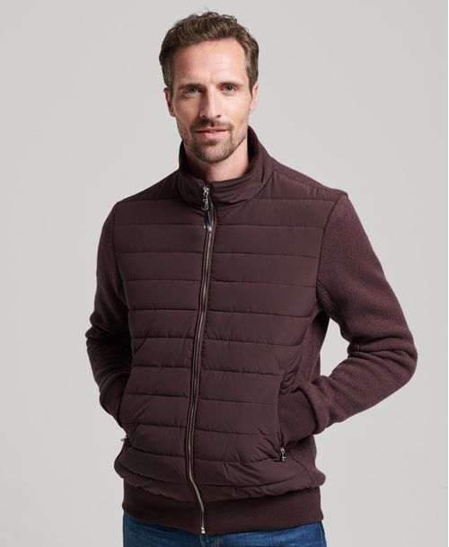 Chaqueta Padded Para Hombre Studios Padded Knit Mix