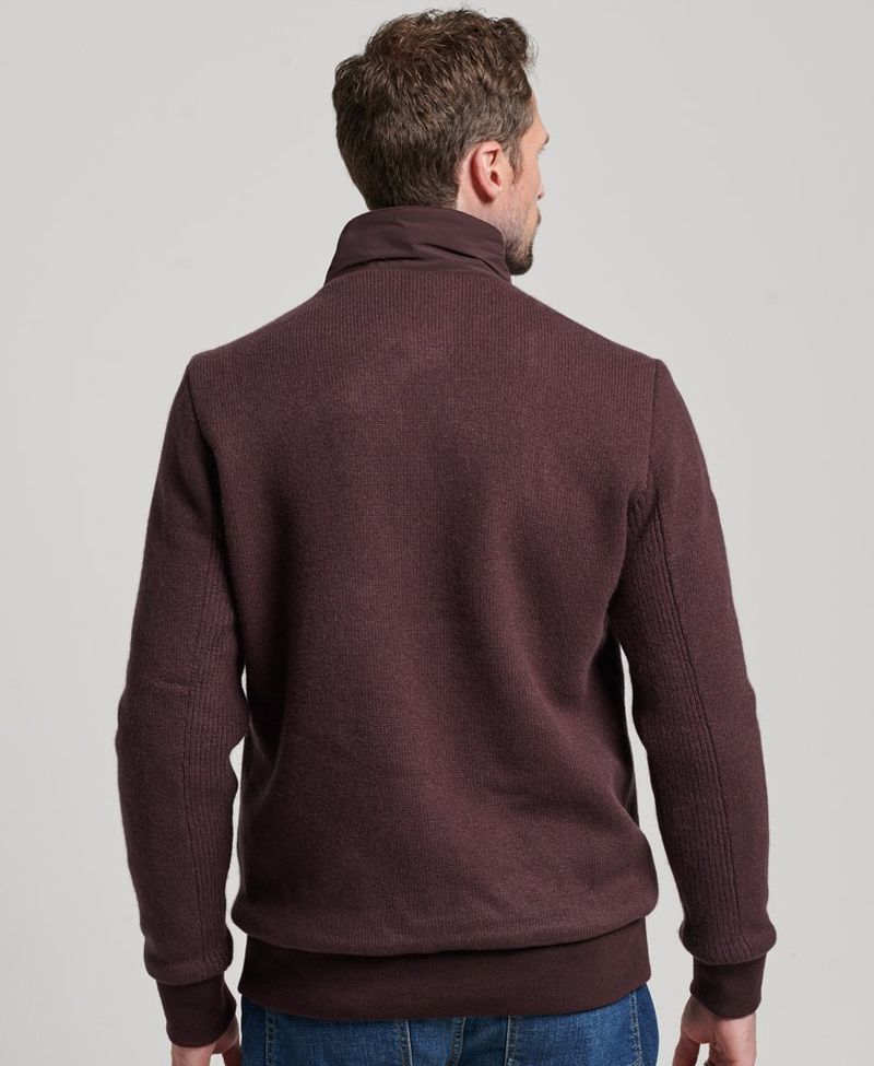 Chaqueta-Padded-Para-Hombre-Studios-Padded-Knit-Mix