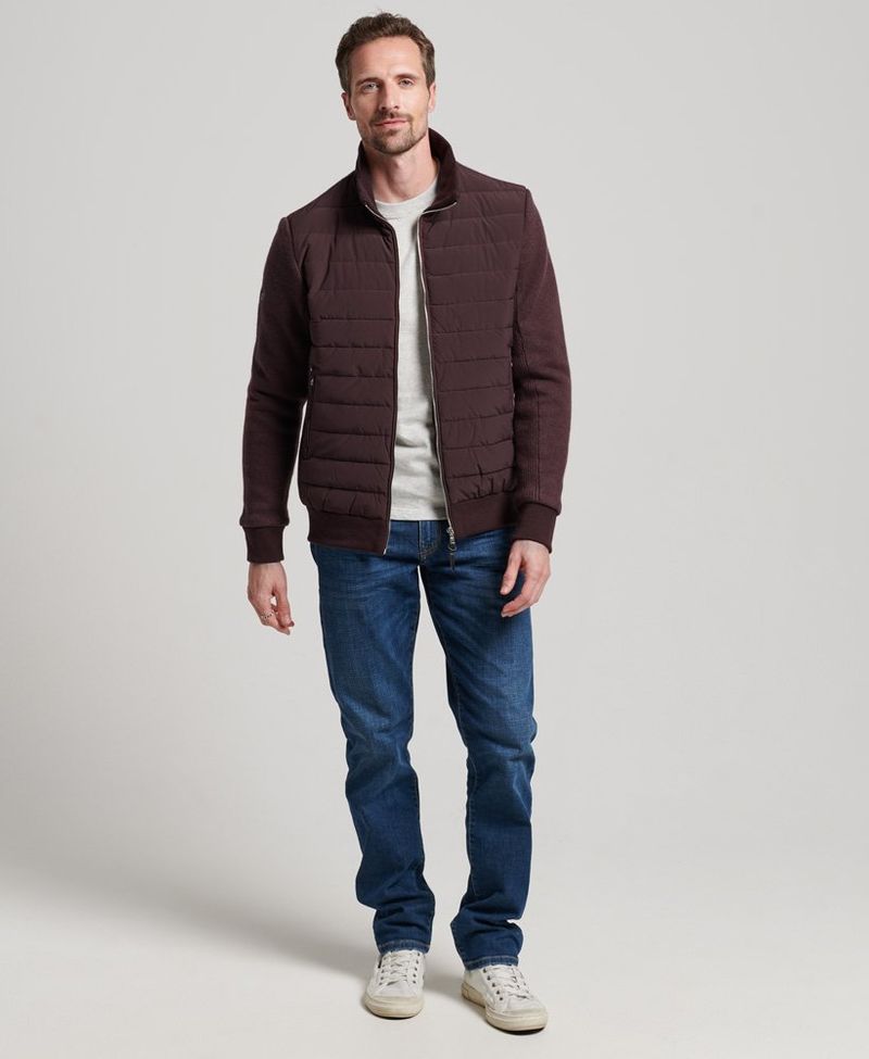 Chaqueta-Padded-Para-Hombre-Studios-Padded-Knit-Mix