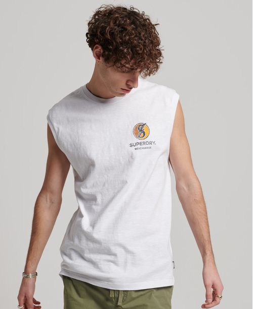 Camiseta Para Hombre Vintage Record Label Vest