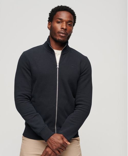 Buzo Abierto Para Hombre Essential Logo Zip Track Top