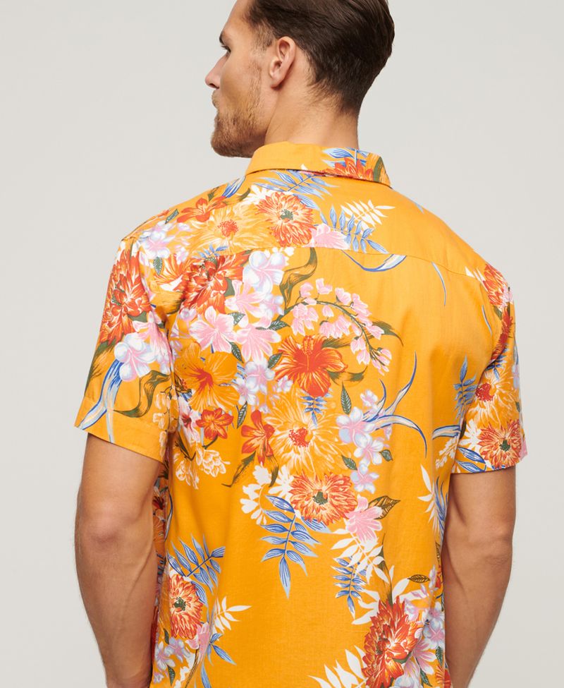 Camiseta-Manga-Corta-Para-Hombre-Hawaiian-