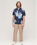Camiseta-Manga-Corta-Para-Hombre-Hawaiian-