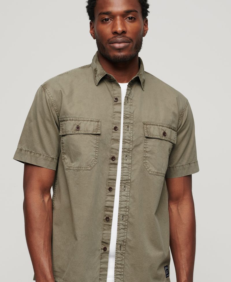 Camiseta-Manga-Corta-Para-Hombre-Military-S-S-