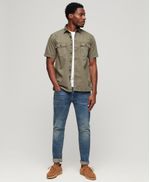 Camiseta-Manga-Corta-Para-Hombre-Military-S-S-