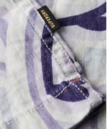 Camiseta-Manga-Larga-Para-Hombre-Open-Collar-Print-Linen-