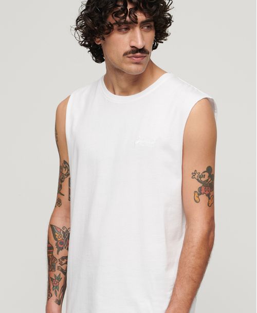 Camiseta Para Hombre Essential Logo Tank Ub