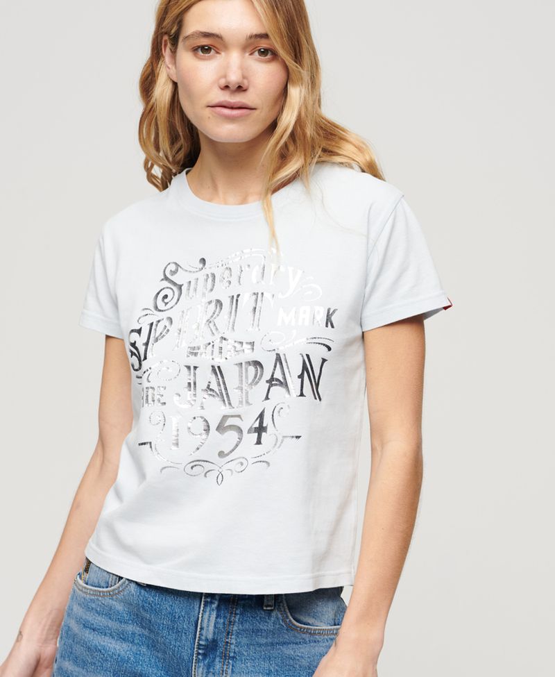Camiseta-Manga-Corta-Para-Mujer-Foil-Workwear-Fitted-Tee