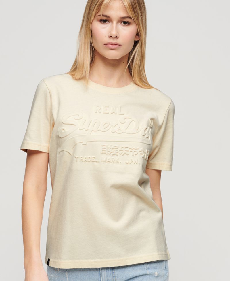 Camiseta-Manga-Corta-Para-Mujer-Embossed-Vl-Relaxed