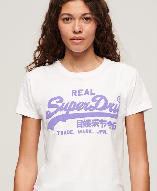 Camiseta Manga Corta Para Mujer Neon Vl Graphic Fitted Tee