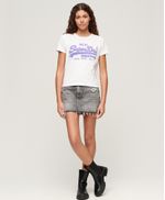 Camiseta-Manga-Corta-Para-Mujer-Neon-Vl-Graphic-Fitted-Tee