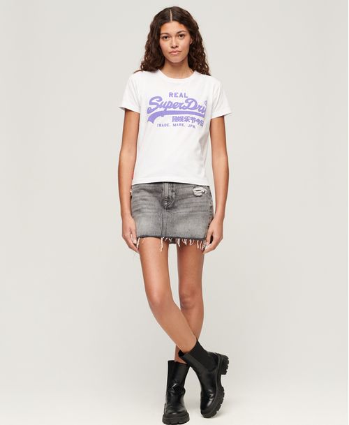 Camiseta Manga Corta Para Mujer Neon Vl Graphic Fitted Tee