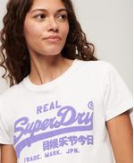 Camiseta-Manga-Corta-Para-Mujer-Neon-Vl-Graphic-Fitted-Tee