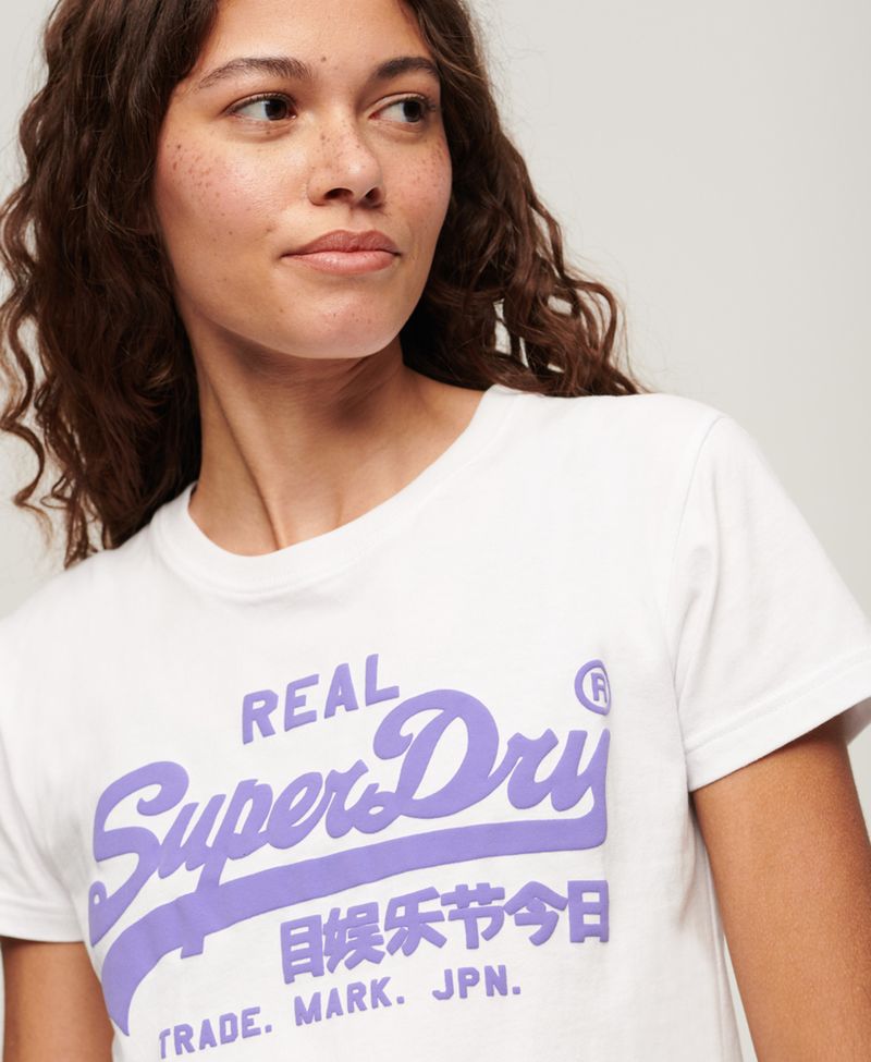 Camiseta-Manga-Corta-Para-Mujer-Neon-Vl-Graphic-Fitted-Tee