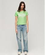 Camiseta-Manga-Corta-Para-Mujer-Neon-Vl-Graphic-Fitted-Tee