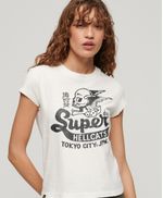 Camiseta-Manga-Corta-Para-Mujer-Retro-Rocker-Cap-Slv