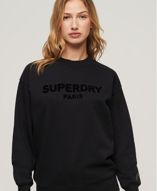 Buzo Cerrado Para Mujer Sport Luxe Loose Crew Sweat