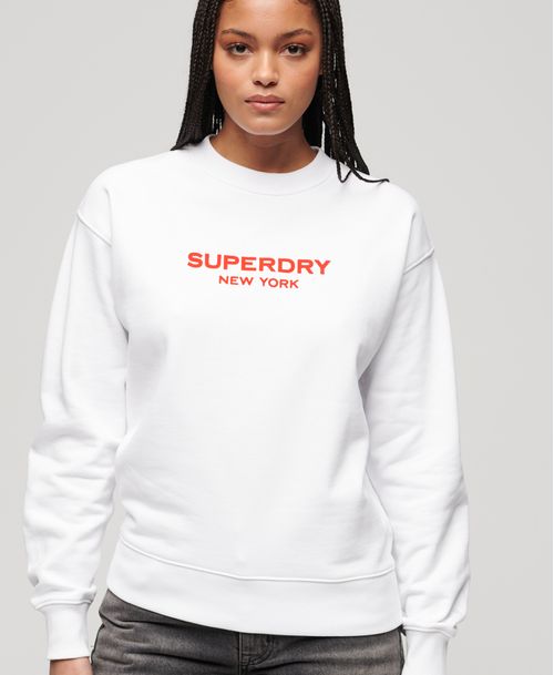 Buzo Cerrado Para Mujer Sport Luxe Loose Crew Sweat