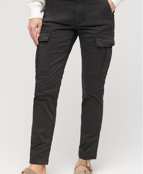 Pantalon Cargo Para Mujer Mid Rise Slim Cargo