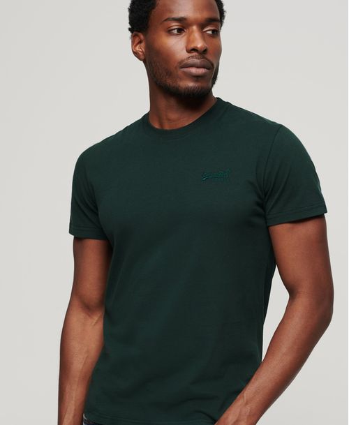 Camiseta Manga Corta Para Hombre Vintage Logo Emb Tee