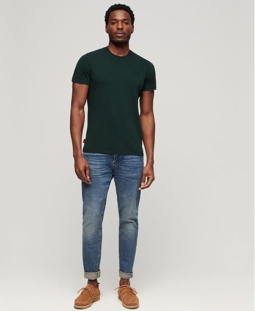 Camiseta Manga Corta Para Hombre Vintage Logo Emb Tee