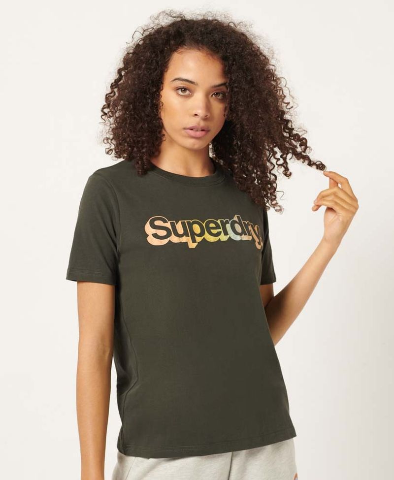 Camiseta-Manga-Corta-Para-Mujer-Vintage-Cl-Metallic-Tee