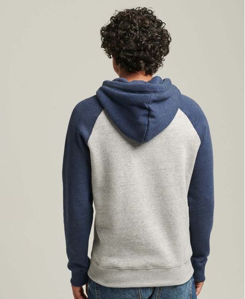 Buzo Cerrado Para Hombre Vintage Logo Emb Baseball Hood