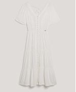 Vestido-Corto-Para-Mujer-Ss-Emb-Tiered-Midi