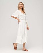 Vestido-Corto-Para-Mujer-Ss-Emb-Tiered-Midi