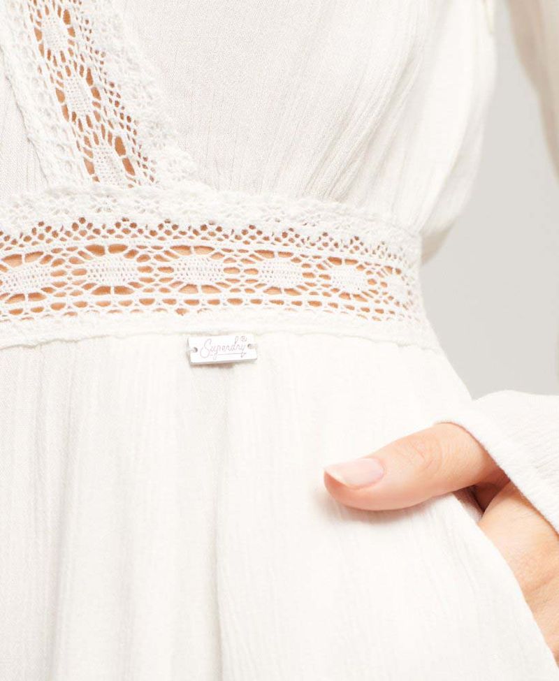 Vestido-Corto-Para-Mujer-Flare-Sleeve-Cut-Out-Playsuit