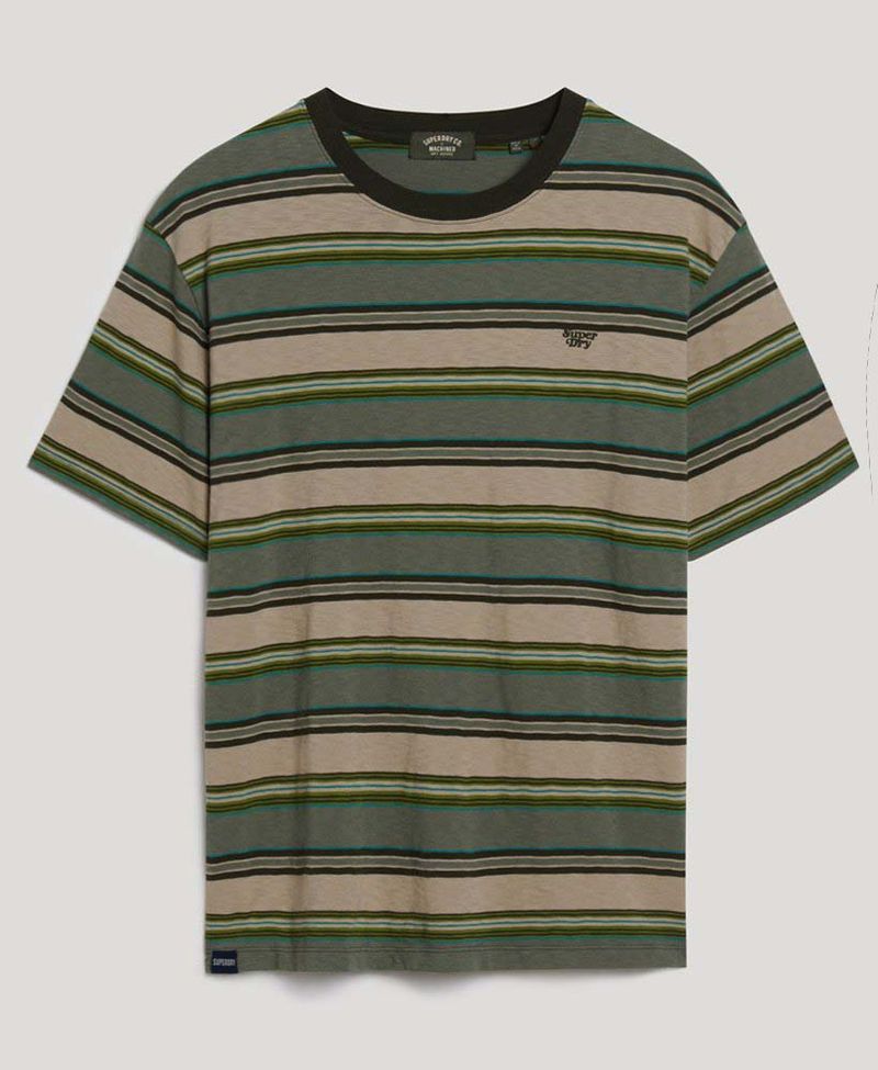 Camiseta-Manga-Corta-Para-Hombre-Relaxed-Fit-Stripe