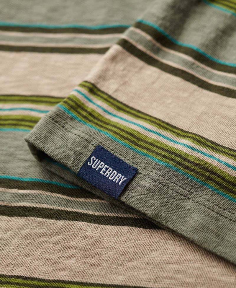 Camiseta-Manga-Corta-Para-Hombre-Relaxed-Fit-Stripe