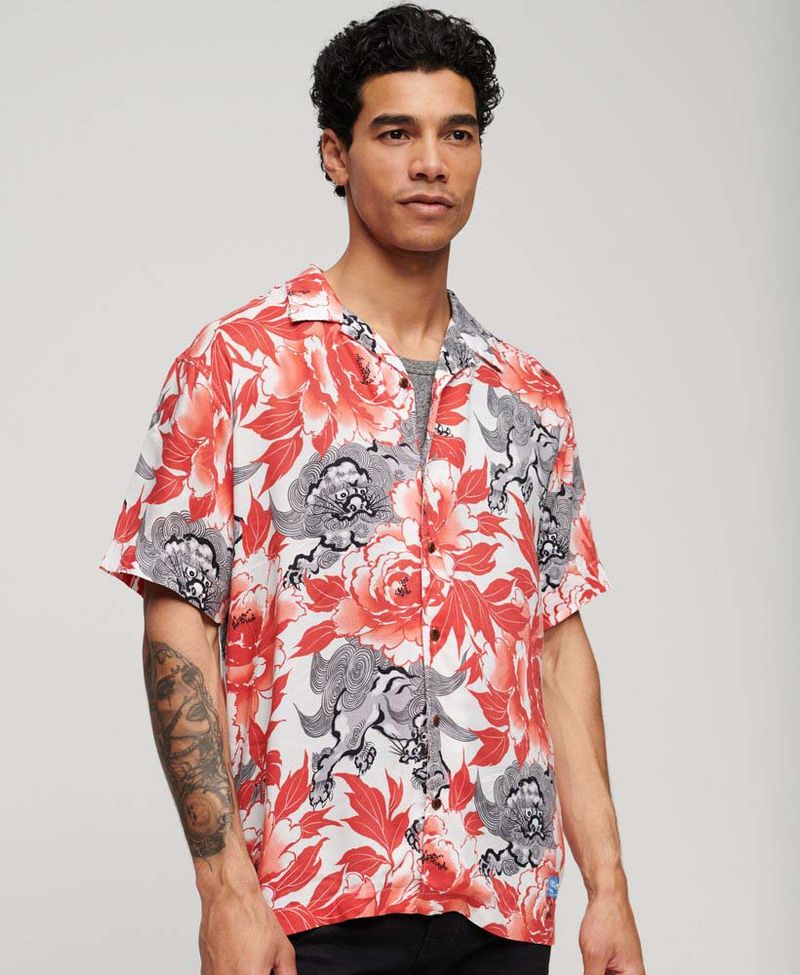 Camiseta-Manga-Corta-Para-Hombre-Hawaiian-Resort