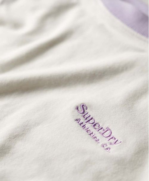 Camiseta Manga Larga Para Mujer Essential Logo Baseball