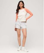 Camiseta-Manga-Larga-Para-Mujer-Essential-Logo-Baseball