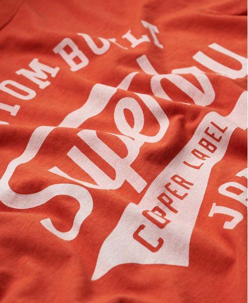 Camiseta Manga Corta Para Hombre Copper Label Script Tee