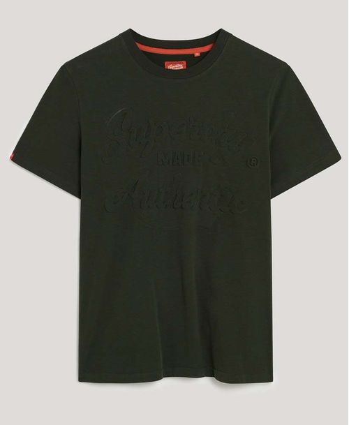 Camiseta Manga Corta Para Hombre Embossed Archive Graphic Tee