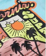 Camiseta-Manga-Corta-Para-Hombre-Neon-Travel-Graphic-Loose-Tee