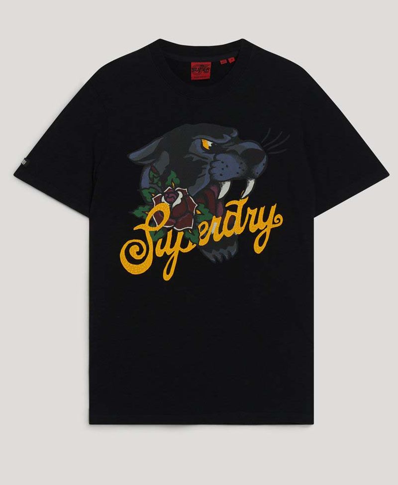 Camiseta-Manga-Corta-Para-Hombre-Tattoo-Script