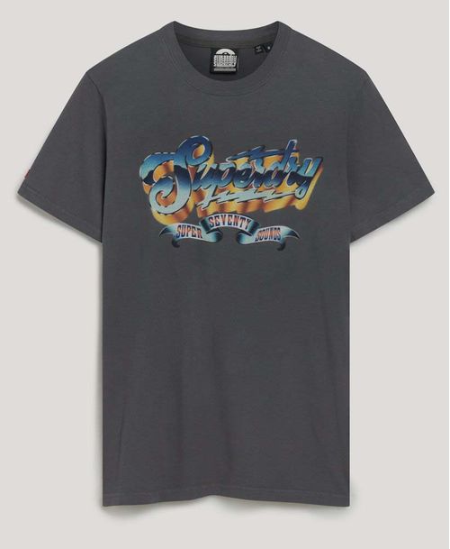 Camiseta Manga Corta Para Hombre Rock Graphic Band Tee