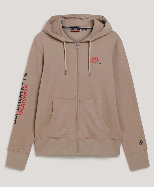 Buzo Abierto Para Hombre Sportswear Logo Loose Zip Hood